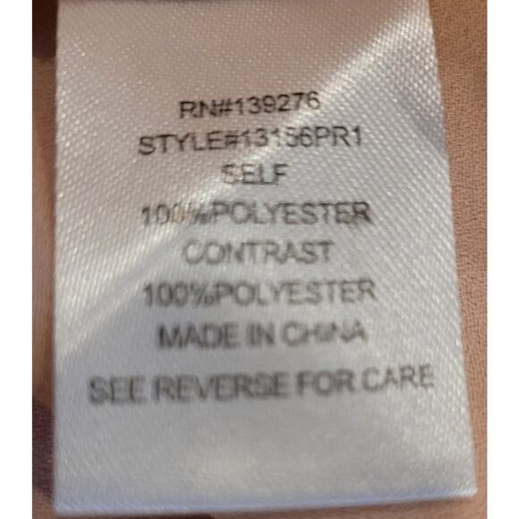 Stitch Fix Daniel Rainn Pink and Black Flowy Blouse  Sleeveless S - Picture 5 of 5